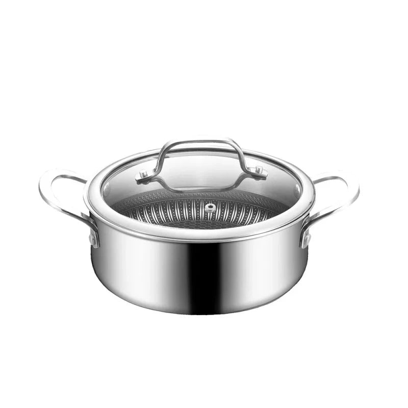 Hextec 5 Quart Stainless Steel Stock Pot Hexagon Surface pots