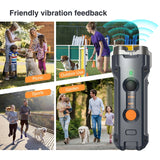 Antibarking Ultrasonic Device, Ultrasonic Dog Repeller 30 Feet, Anti Bark Device Dogs, 3-in-1 Bark Control Device, LED Light, Device for Stoping Dog Barking, Dog Stopper for Indoor and Outdoor Use