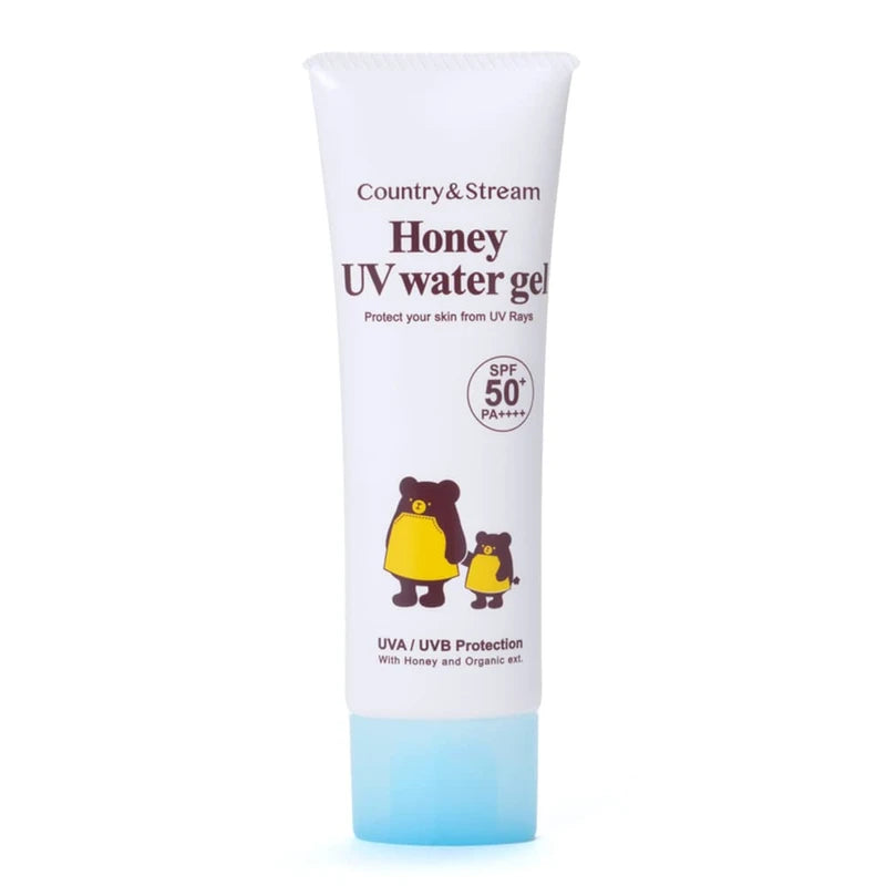 Country & Stream UV Water Gel 50+ II, 1.6 oz (45 g), Strong UV Protection Gel with SPF 50+ PA++++ for use with children (recommended for ages 4 and up)