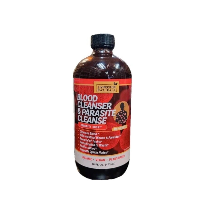 Organic Blood Cleanser & Parasite Cleanse By Livingston Natural Herbal Labs