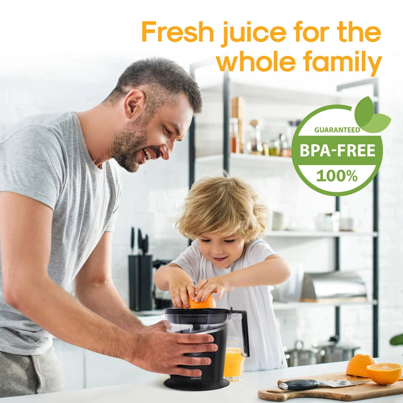 LEBENLANG BPA-Free Orange Juicer Electric - 27 OZ & 2 Cones with Pulp Control I Automatic & Electric Juicer for Citrus Lemon & Oranges I Orange juice squeezer machine Exprimidor de naranjas electrico | LEBENLANG