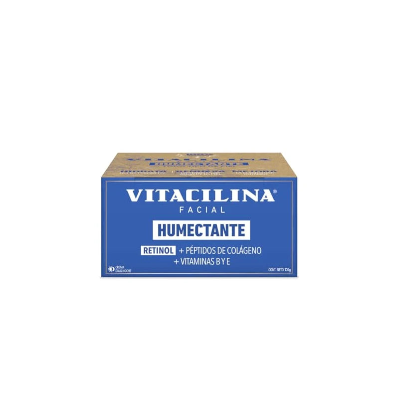 Crema Facial Vitacilina Humectante Día, Noche con Retinol 100 g