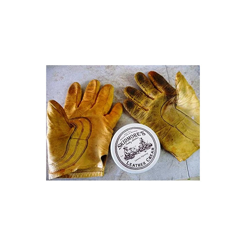 Skidmore's Skidmore's Leather Cream: All-Natural, Non-Toxic Leather Care Made in USA Since 1984. Water Repellent Formula Restores Leather Couches, Car Seats, Boots, Shoes, Purses, Bags, and Tack. 16 Oz