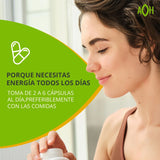 ADAPTOHEAL Adaptoheal Energy Supplement Caffeine Free - Adoptogen Blend with Ashwagandha, Rhodiola Rosea, Maca, Leuzea, Gingseng - Increases Energy, Natural Stress Relief, Focus and Vitality (180 Capsules)