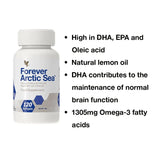 Forever Living Products Forever Arctic Sea, 120 softgels, Extensive Blend of omega-3s, Pure Source of EPA & DHA, Gluten Free.