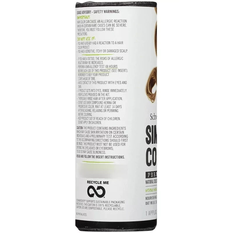 Schwarzkopf Professional Tinte Schwarzkopf Simply Color Del Cabello, Rubio Oscuro 7.0