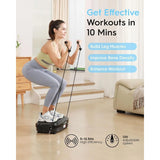 Flybird Vibration Plate-4D & Oscillation Two Types Vibration Platform Whole Body Workout