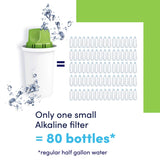 Dafi Alkalischer pH+ Wasserfilter Kartuschen für Kanne - BPA-frei Wasserfilter kompatibel mit Brita Classic, Aquaphor B100-15, Erhöht den pH-Wert - Alternative zu Flaschenwasser