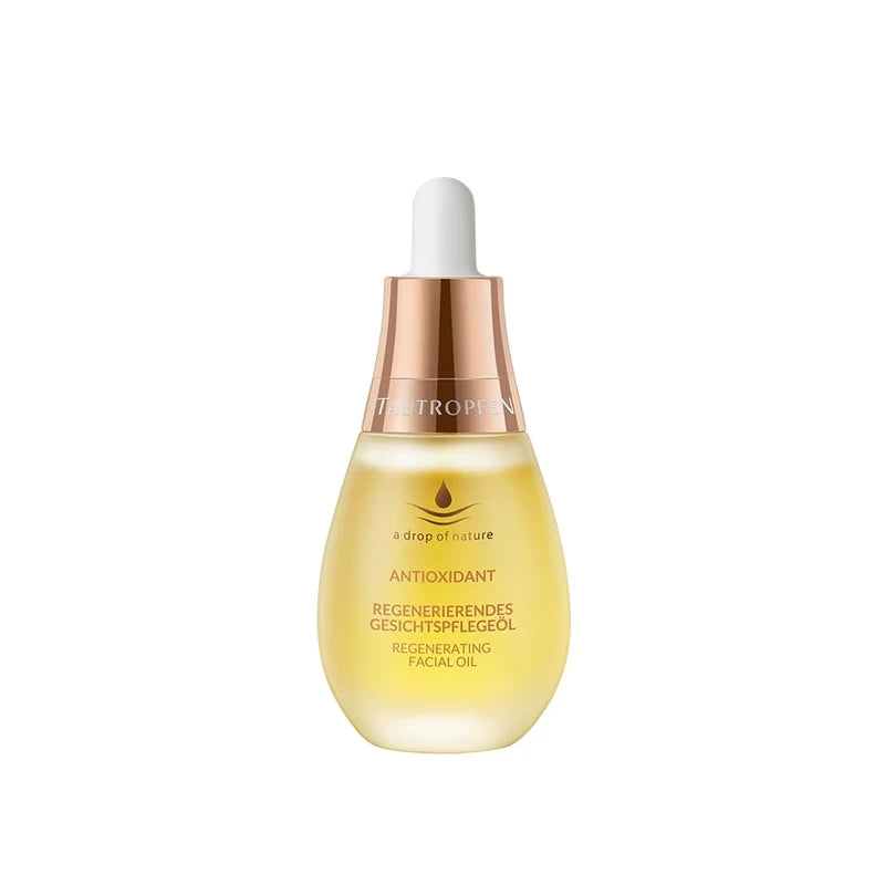 TAUTROPFEN Naturkosmetik Face Oil, Regenerating Face Care Oil for All Skin Types, 15 ml