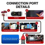 Autel Original TESKIT3Y Teala Diagnostic Cable Adapter for Tesla Model 3 & Y, 26Pin OBD1 to 16 Pin OBD2 Extension Harness Connector Work w/Autel Scanner MaxiSys Ultra/Elite II PRO/ MS908S PRO/ MS909