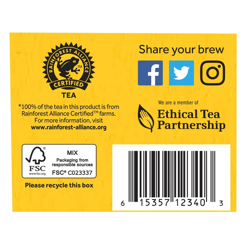 Yorkshire Tea Biscuit Brew Flavoured Tea Bags, Pack Of 4 (Total 160 Tea bags)