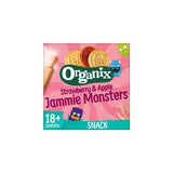 Organix Jammie Monsters Strawberry & Apple 18+ Months, 8x8g (64g)