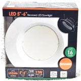 Commercial Electric Recessed LED Downlight LED 5"-6" dimmable Bramd NEW HIGH quality