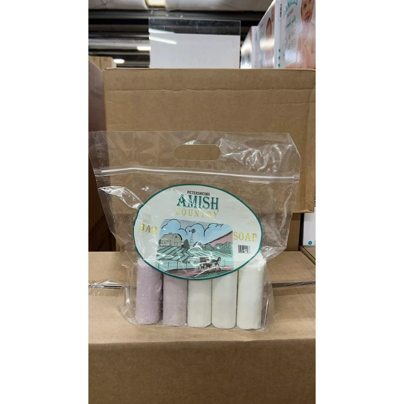 Amish Country Bar Soap (Pack of 5) HUGE 7 oz Bars (5 Bars Total) New farms