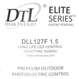 Acuity DTL DLL127F 1.5- Elite Outdoor Photoelectric LED Control Photocell - Long Life