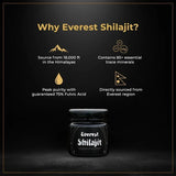 Pure Everest  Shilajit Resin High Potency Gold Grade for Men & Women| 85+ Trace best