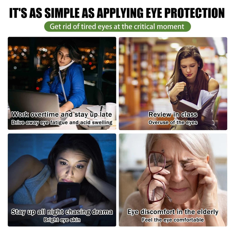 2PCS Vision Enhance Roller Medilisk,Vision Enhance Roller,Eye Massage Roller,Eye Roller Serum,MedIlisk Eye Roller,Enhances Visual Clarity,Relieve Eye Strain,Eye Cream,Under Eye Cream,Eye Bags Remover