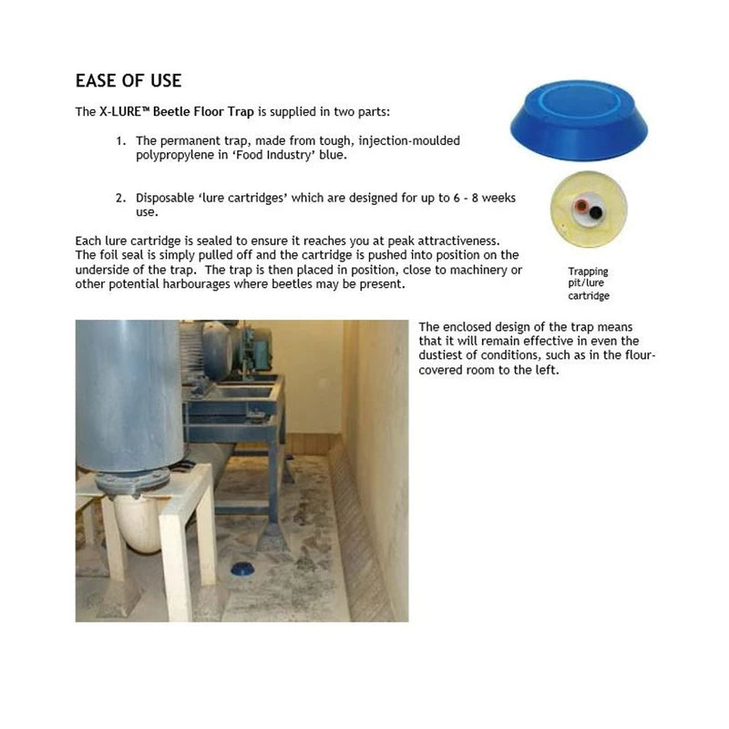 XLure R.T.U. Beetle Floor Trap 1 Box / 10 Traps