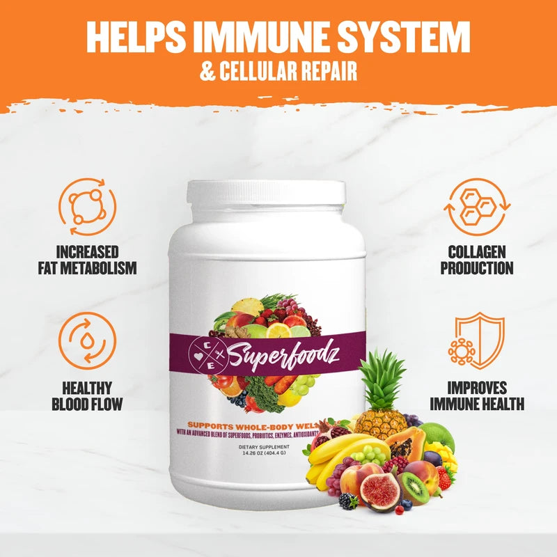 Clean Eatz Superfoodz, 30 Servings w/Green Balance Alkalizing Blend®, AçaiVida®, SmartPrime-Om® and PeakO2®