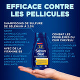 Selsun Blue Anti-Dandruff Shampoo, 250mL, Dandruff Treatment with 2.5% Extra Strength Selenium Sulfide and Pro-Vitamin B5