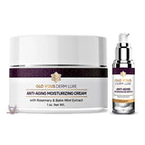 Glo Vous Derme PLUS Skincare Anti-Aging Cream 1oz & Firming Serum 2PC SET