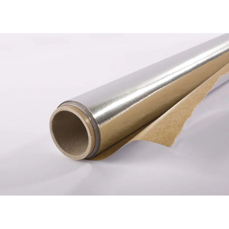 Foil and Parchment Paper 2 in 1 Easy to Shape 5m x 30cm | Durable and Tear Resistant | Non-Stick Coating - Pack of 3 Rolls
