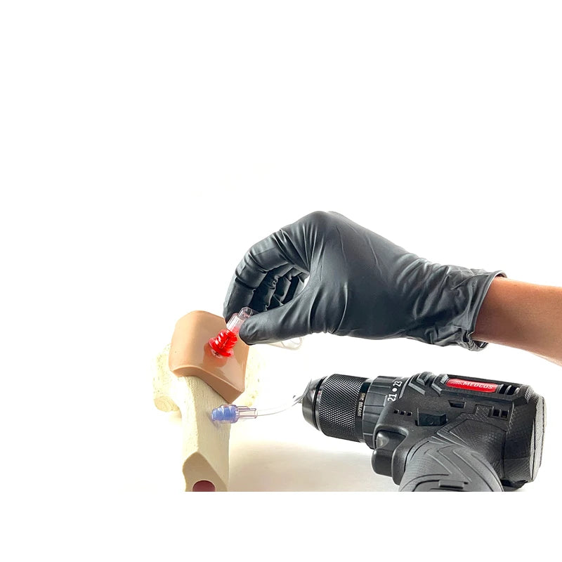 MEDCOS EZ-IO Compatible IO Drill Trainer Intraosseous Driver for Medical Instructors Teaching Vascular Access Device Skills Station (2022 Version)