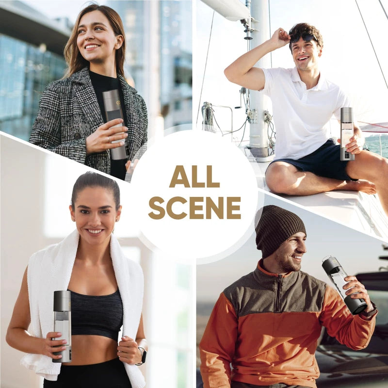 2024 Advanced Hydrogen Water Bottle Generator Classic Edition- 4400ppb Alkaline Pitcher