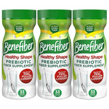 Benefiber Benefiber Healthy Shape Prebiotic Fiber Supplement Powder for Digestive Health, Daily Fiber Powder - 33 Servings (8.7 Ounces) Pack of 3
