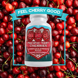 Tart Cherry Capsules Grown in USA - Lumberjack Strength Blend - Tart Cherry Powder with Bilberry (60 Count)