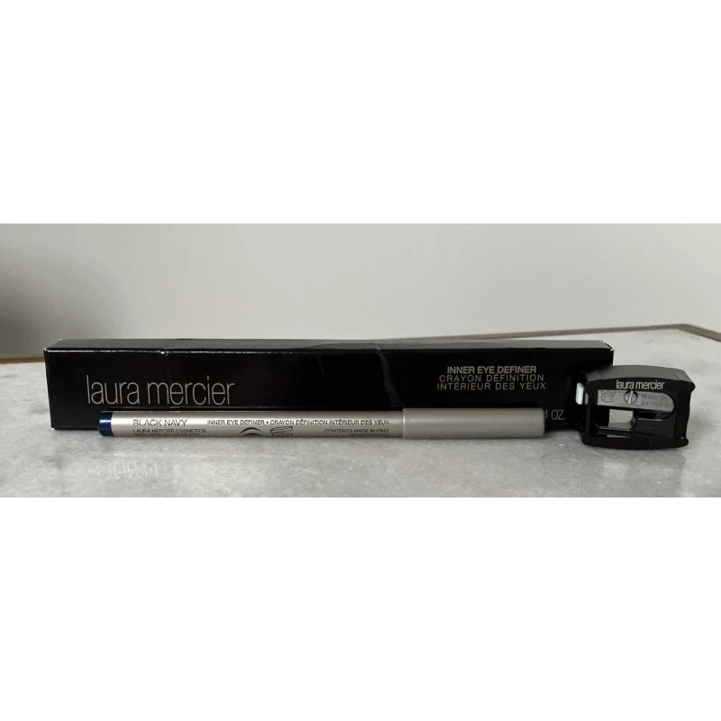 Laura Mercier Inner Eye Defined BLACK NAVY  NEW W BOX 0.04oz. Free 🎁