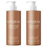 Gatineau - Golden Glow Gradual Tan (400ml x 2 Bottles) 2 in 1 Moisturiser & Self Tanning Lotion