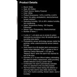 Kidde Smoke & Carbon Monoxide Detector, 10-Year Battery, Voice 1 Pack, White