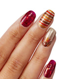 Color Street Turkey Trot Accent' (FSS122) - Nail Strips Stay For Stuffing - Thanksgiving 2023