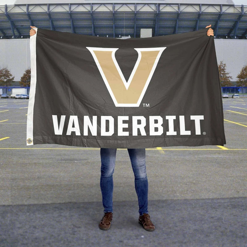 Vanderbilt Commodores Wordmark Large Grommet Banner Flag