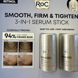 RoC Derm Correxion Firming 3 in 1 Serum Stick, Smooth Firm TIghten 1 Oz, 2-pack