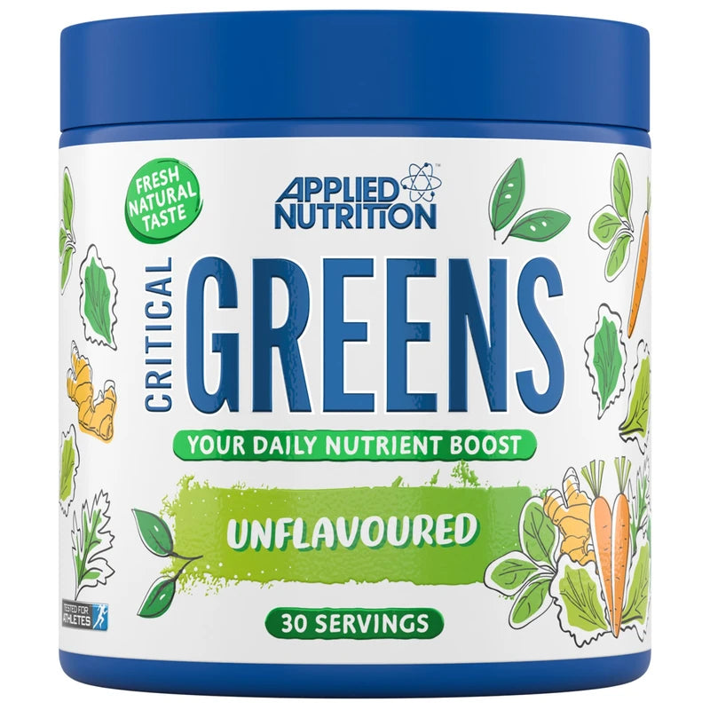 Applied Nutrition Critical Greens - Super Greens Powder, Boost Your Immune System with Superfood Nutrients, Natural Super Greens Taste, Vegan Friendly (150g - 30 Servings)