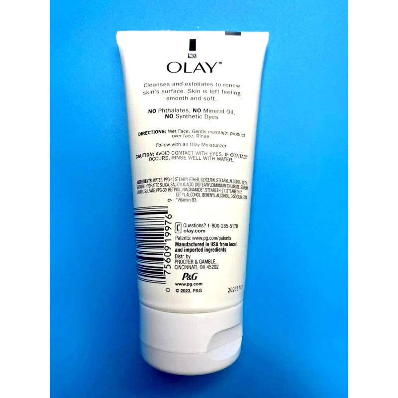 Olay Renewing Exfoliating Cleanser With Retinol Fragrance Free 5 FL Oz NEW