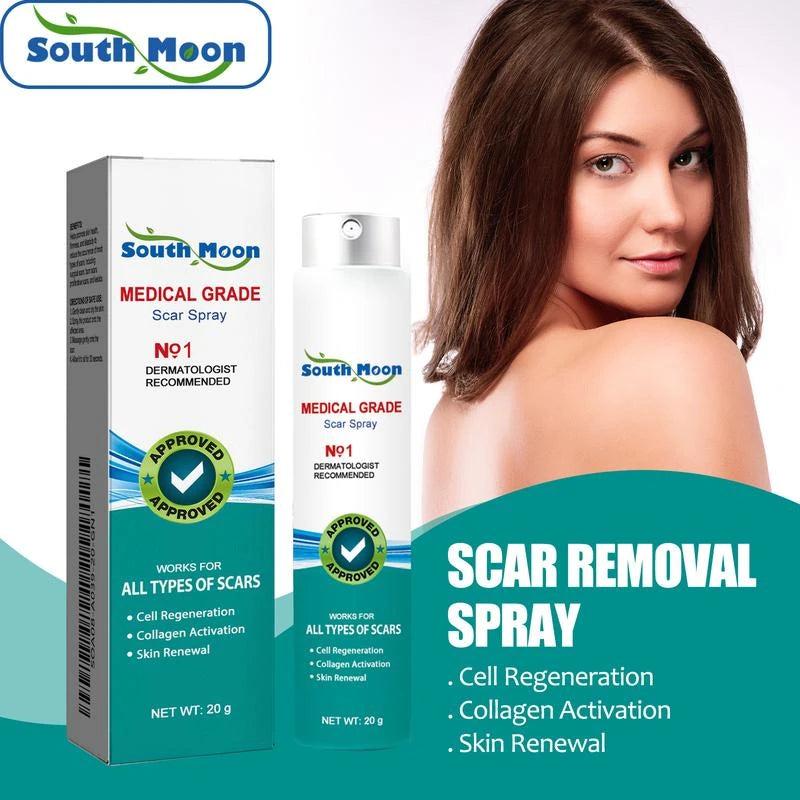 South Moon （Buy 1 Get 1 Free）South Moon Scar Care Spray Fades Scare pregnancy  Smoothing Skin Care Spray Medical Grade Scar Spray - Specification: Buy 2 Get 2 Free