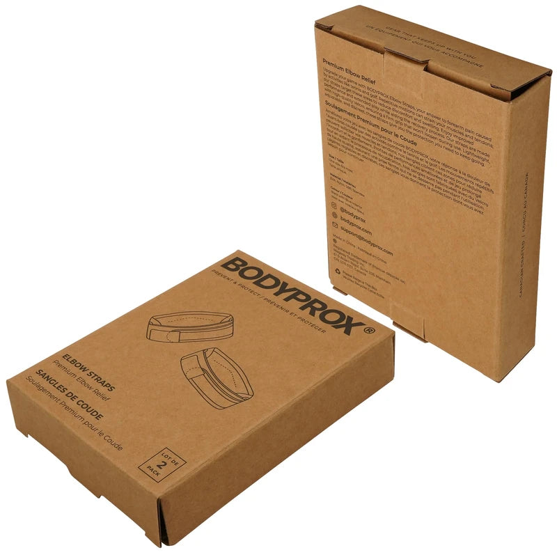 Bodyprox Bodyprox Elbow Brace 2 Pack for Tennis & Golfer's Elbow Pain Relief