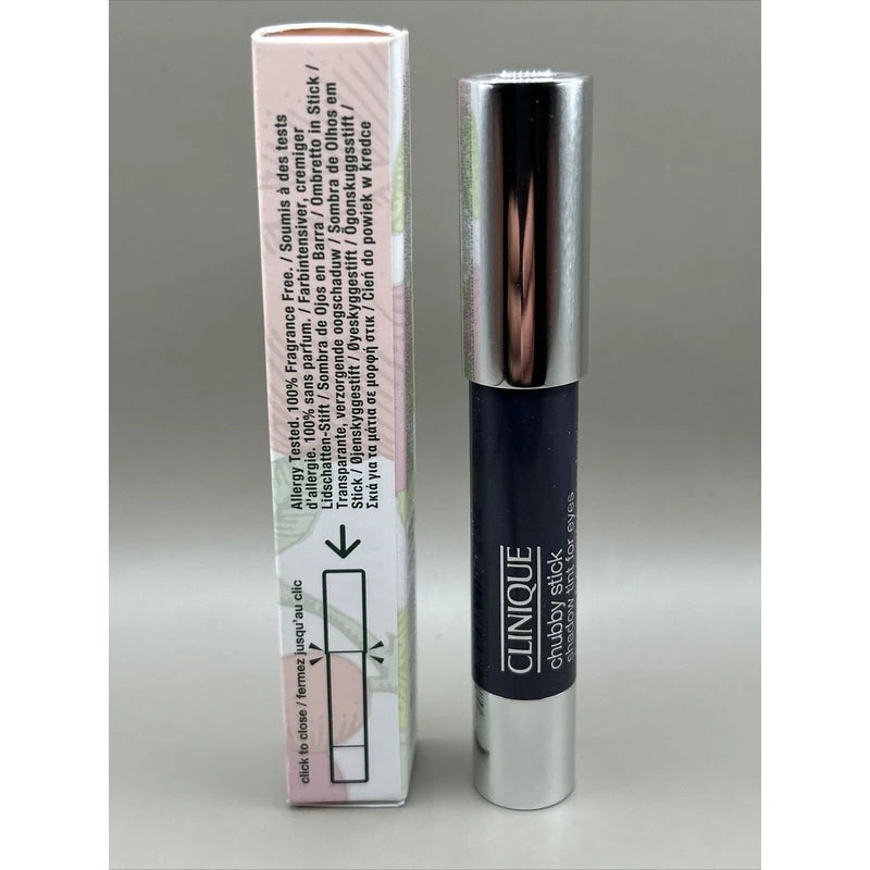 Clinique Chubby Stick Shadow Tint For Eyes - 08 CURVACEOUS COAL - .10oz./3g NEW