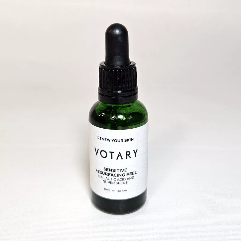 Votary Sensitive Resurfacing Peel 10% Lactic Acid & Super Seeds 1.01 fl oz/30 ml