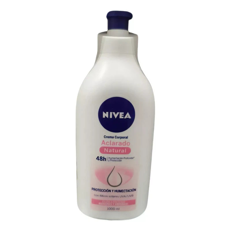 Nivea Crema Para Cuerpo Nivea Aclarado Natural En Dosificador 1000ml