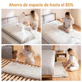 Esoes - Extra Large Vacuum Storage Bags Waterproof Sealable Vacuum Seal Mattress Bag with Zip Reusable Space Saver Bags for Mattress,Super King Size Duvet, No Vacuum Pump (240x120cm)