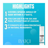 Batcı Hair Atelier Liquid Hair Concealer for Thinning Hair and Bald Spots | Luxury Long-Lasting Root Touch Up with Color Thickening Fibers | Professional, Natural-Looking Hair Coverage