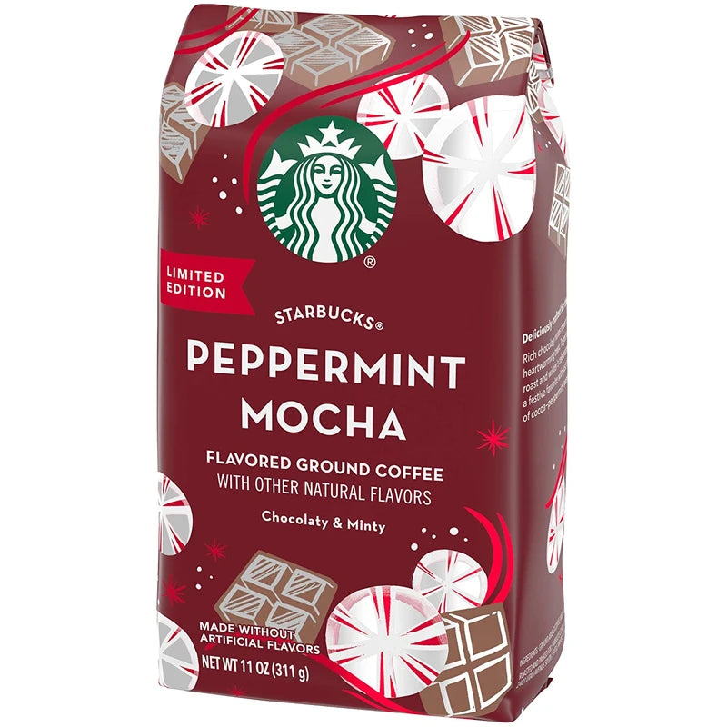 Starbucks Peppermint Mocha Naturally Flavored Ground Coffee