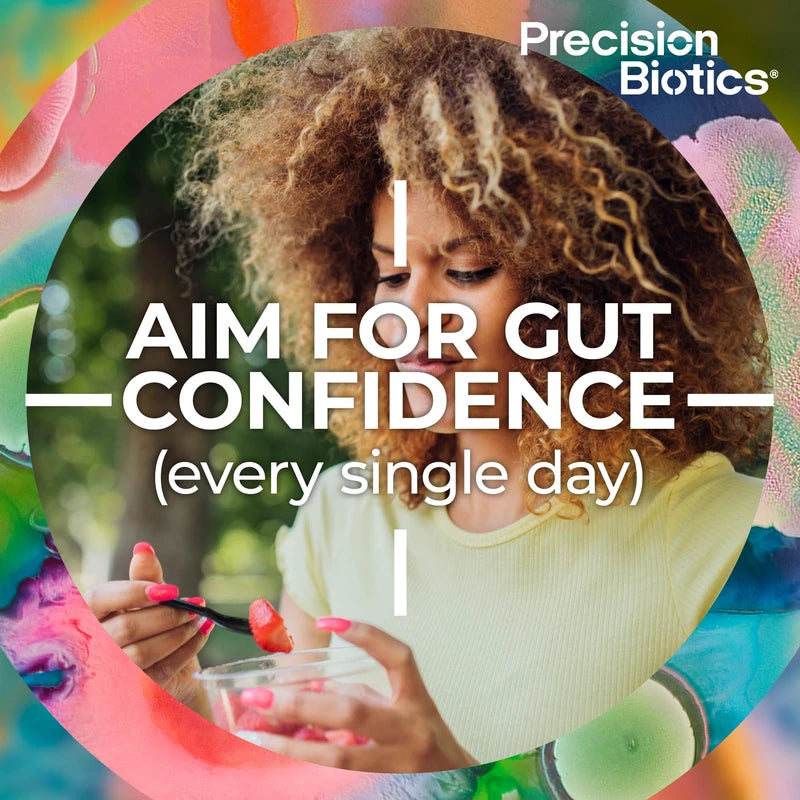 PrecisionBiotics Alflorex Original - Daily Gut Health Probiotics Supplement with Unique Bifidobacterium Longum Bacteria Strain 35624 - Bacterial Cultures - 30 Capsules