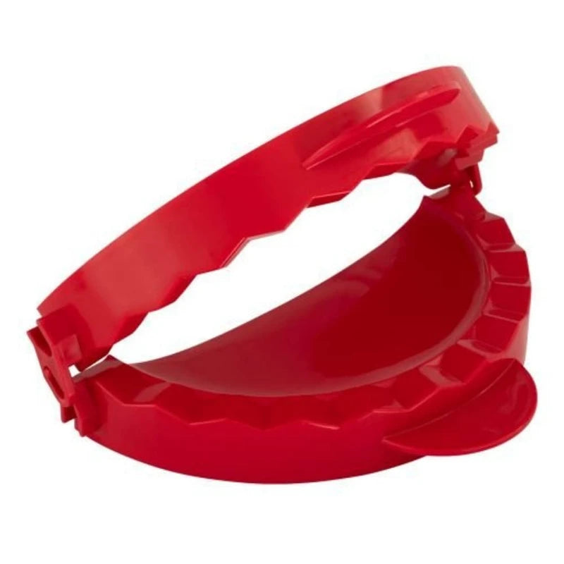 Alfresco Chef Large Calzone Press/Pizza Dough Mould Calzone & Pasty Maker/Plastic - 28cm / Kitchen Accessory & Cooking Tool