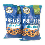 Good Health Gluten Free Sea Salt Pretzels, 8 Ounce Bags (Set of 2)
