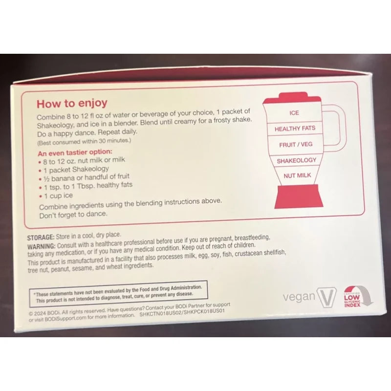 Shakeology New VEGAN PEPPERMINT MOCHA SHAKEOLOGY- Protein Shake Smoothie WeightLoss SEALED